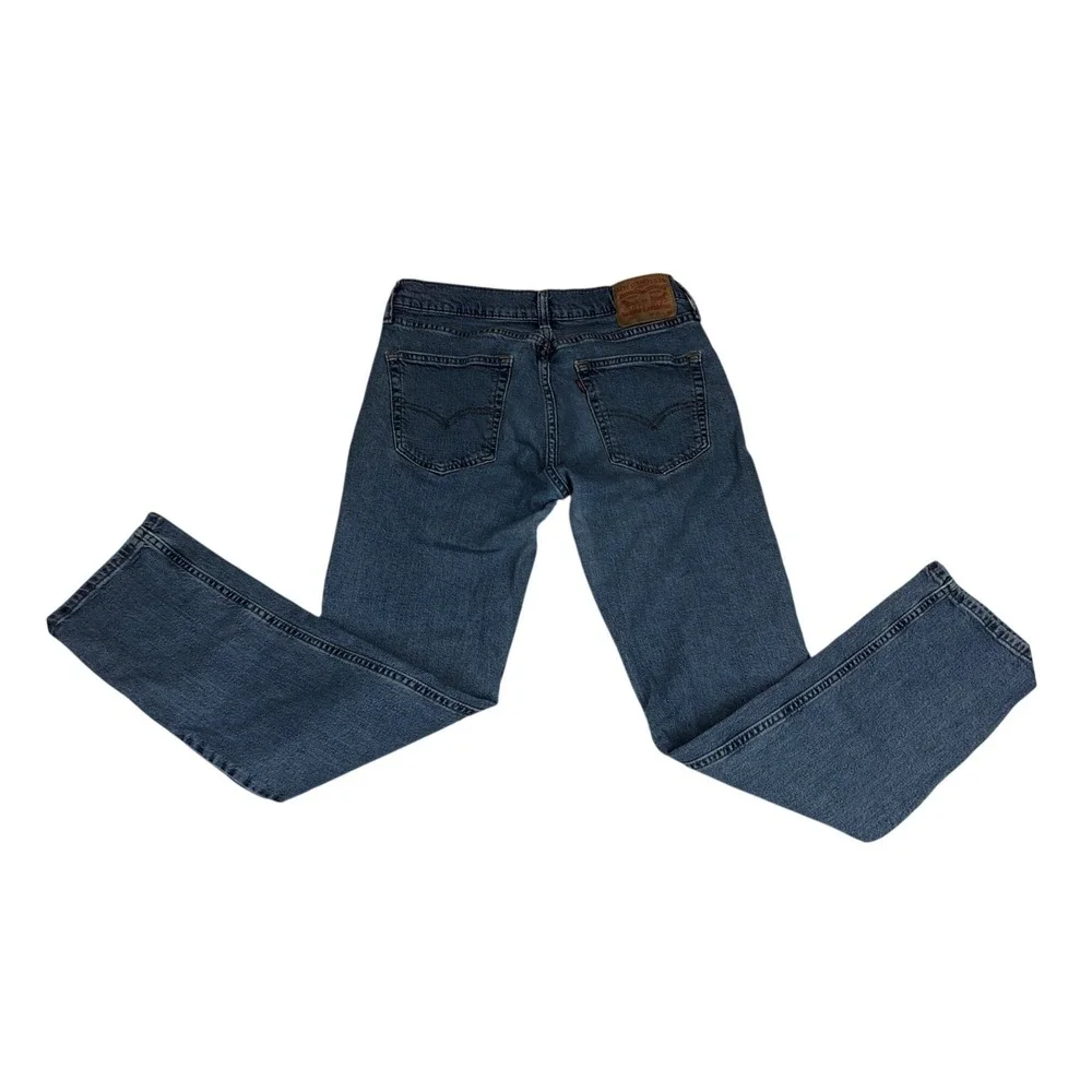 Levis 514 Straight Fit Mens Jeans 32x32 Medium Wash‎ Blue Denim Streetwear